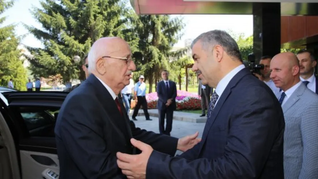 TBMM Başkanı Kahraman, Başkan Çelik'i ziyaret etti