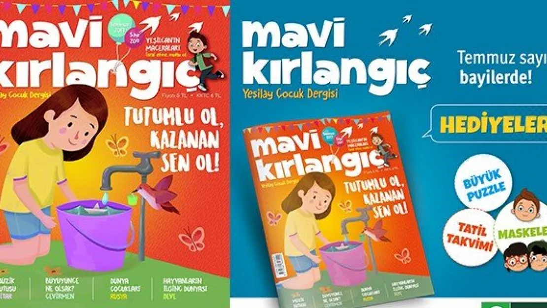 Uzmanlardan onaylı çocuk dergisi: &quotMavi Kırlangıç"