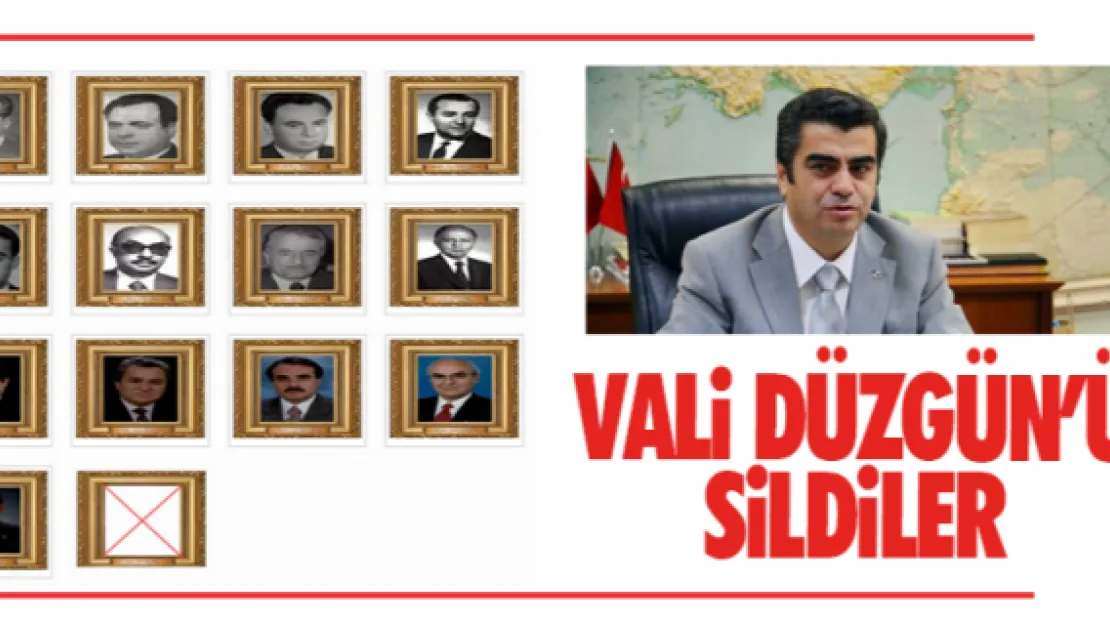 Vali Düzgün'ü sildiler