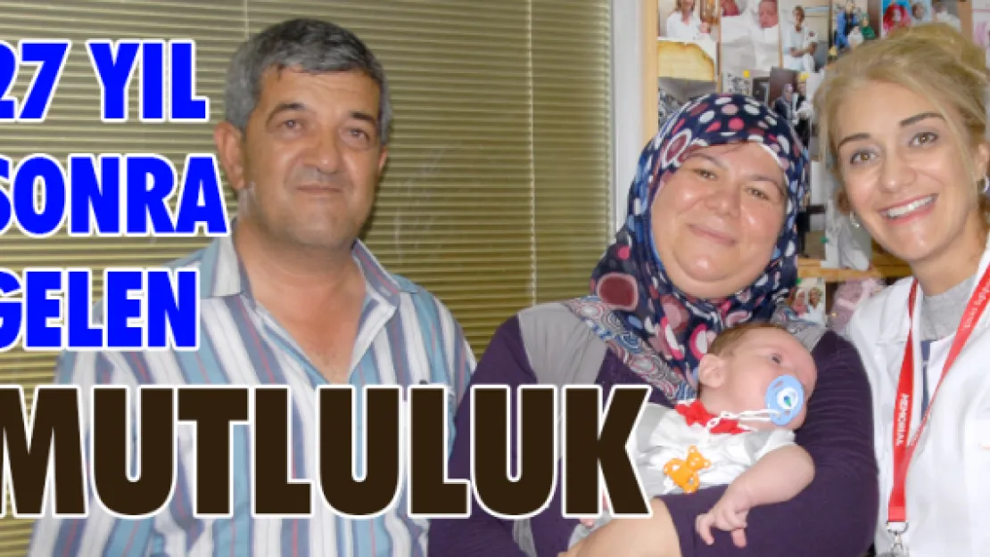 27 yıl sonra gelen mutluluk