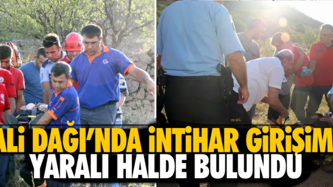 ALi DAĞI'NDA iNTiHAR GiRiŞiMi