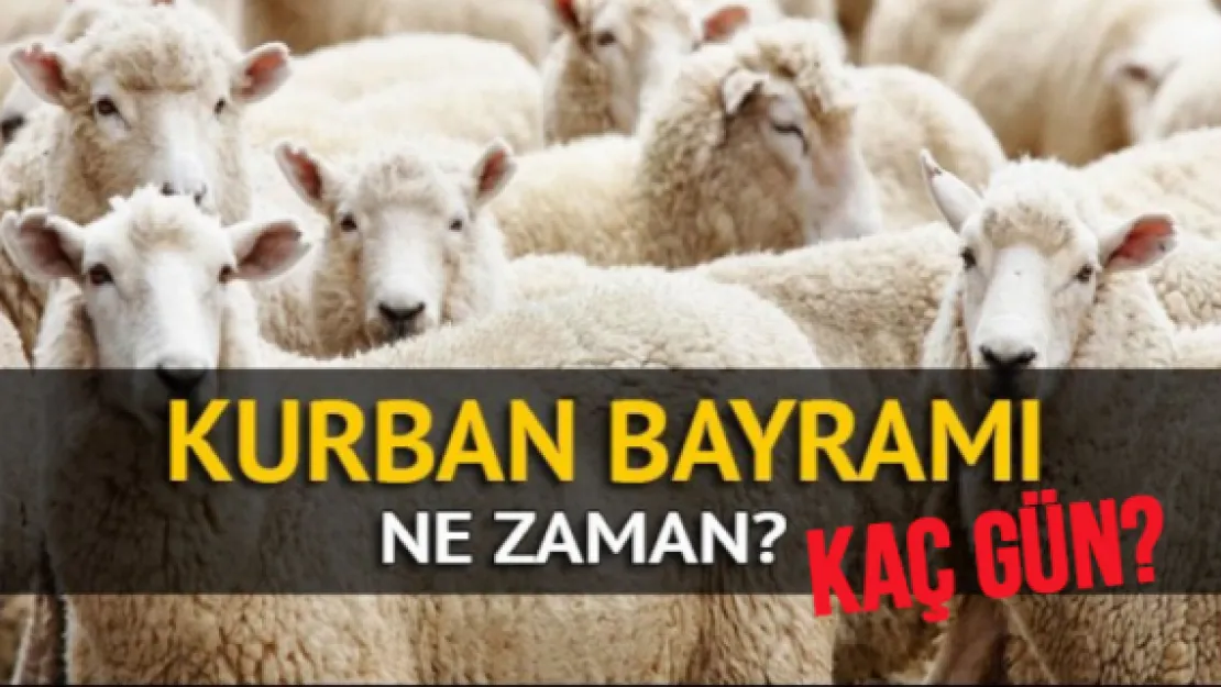 Bu sene kurban bayram tatili kaç gün?