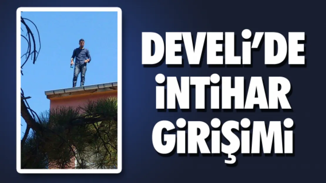 Develi'de intihar girişimi