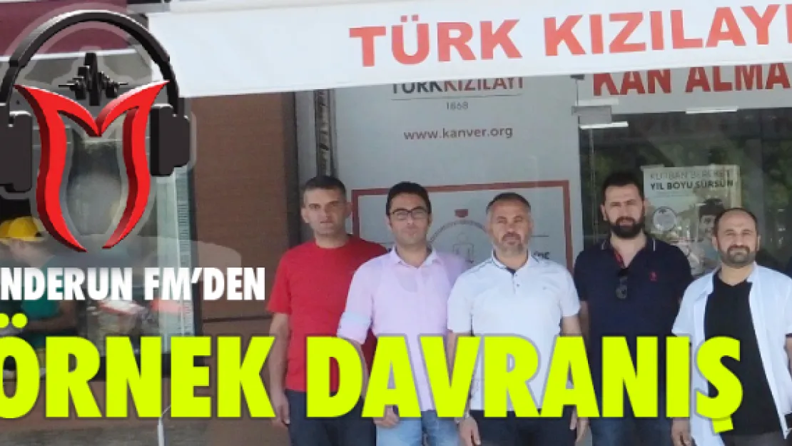 Enderun FM'den örnek davranış