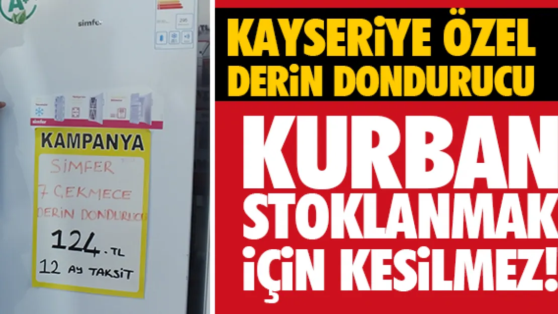 KAYSERi'YE ÖZEL DERiN DONDURUCU