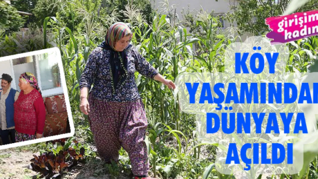 Köy yaşamından dünyaya açıldı