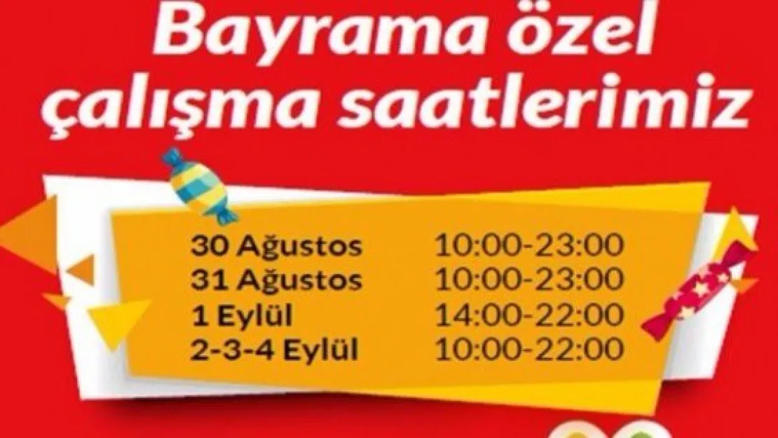 Meysu Outlet bayram saatlerini uzattı