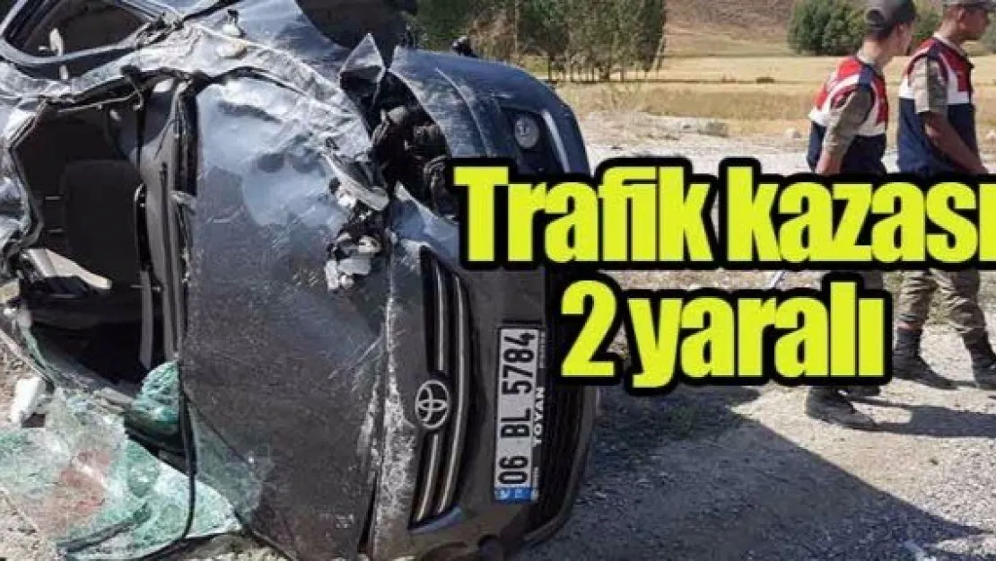 Trafik kazası: 2 yaralı