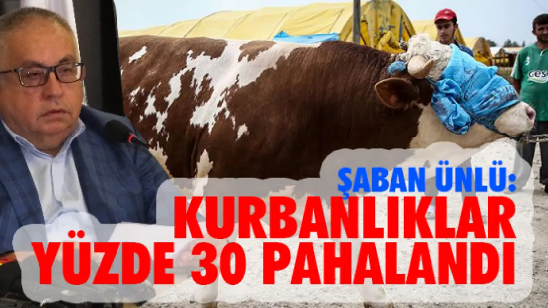 ÜNLÜ:  KURBANLIKLAR YÜZDE 30 PAHALANDI