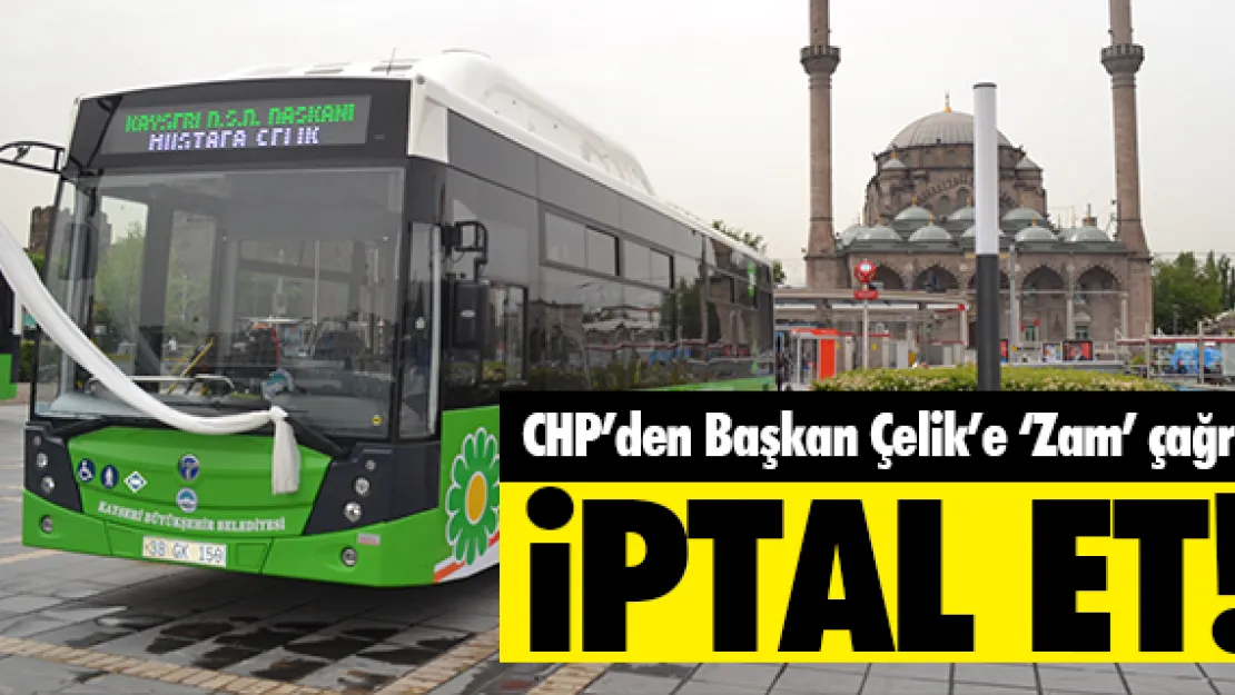 Bir tepki de CHP'den