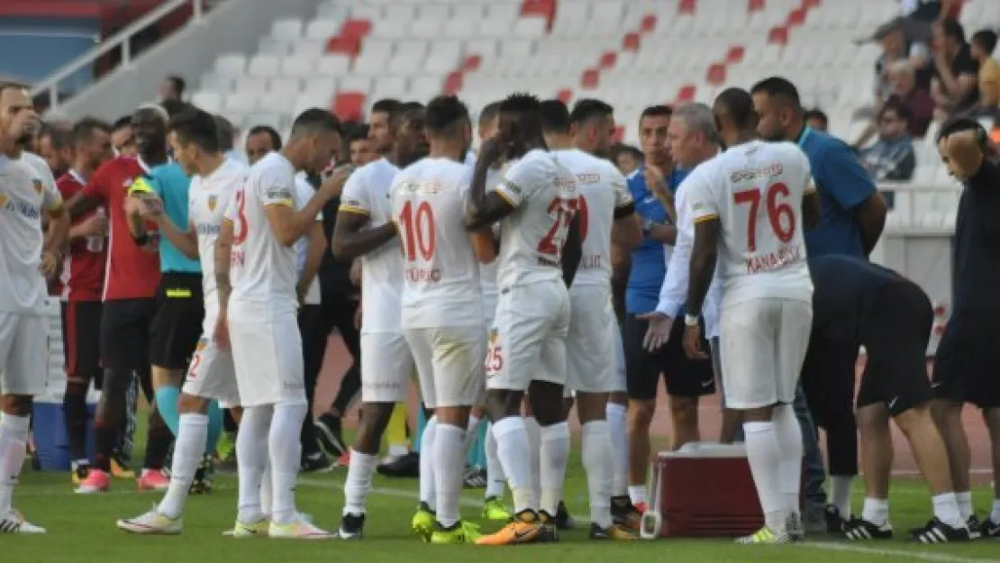Kayserispor ilk yarıyı seviyor