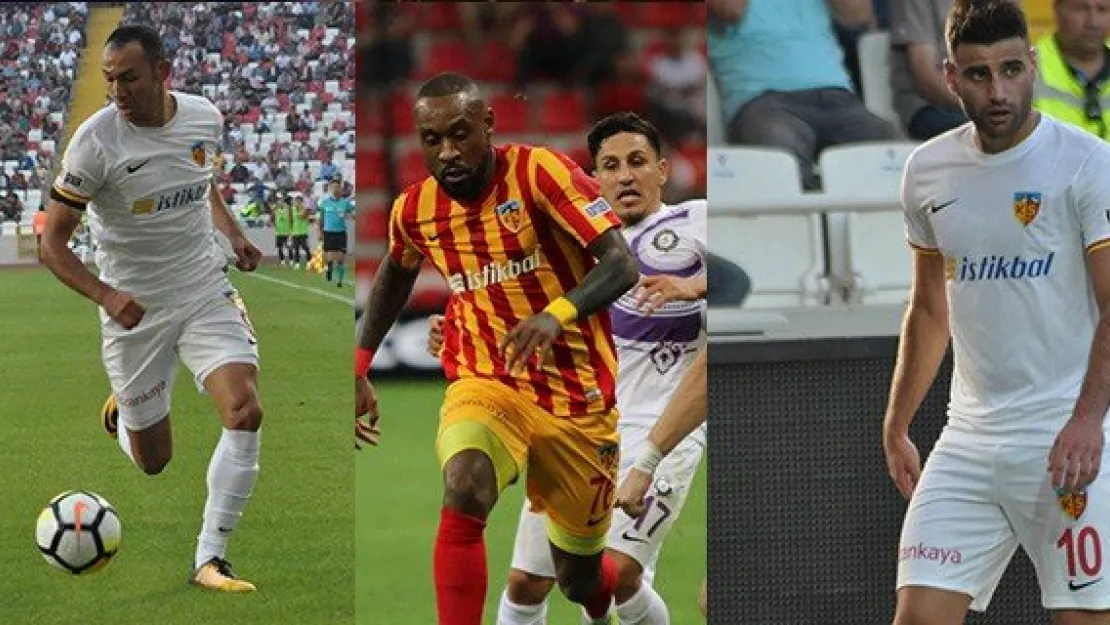 Kayserispor'un vazgeçemediği üçlü