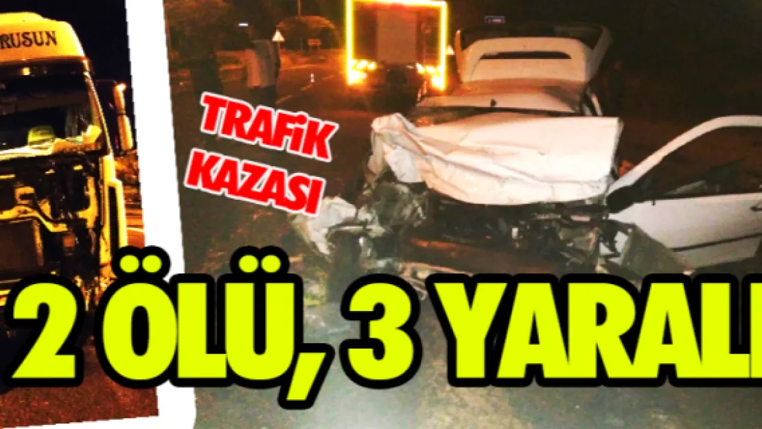 Nevşehir'de trafik kazası: 2 ölü, 3 yaralı