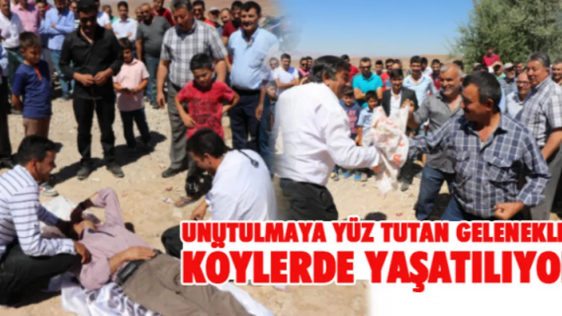 Unutulmaya yüz tutan gelenekler köylerde yaşatılıyor