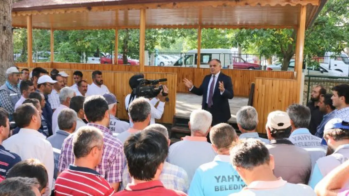 Yahyalı Belediyesi'nde bayramlaşma