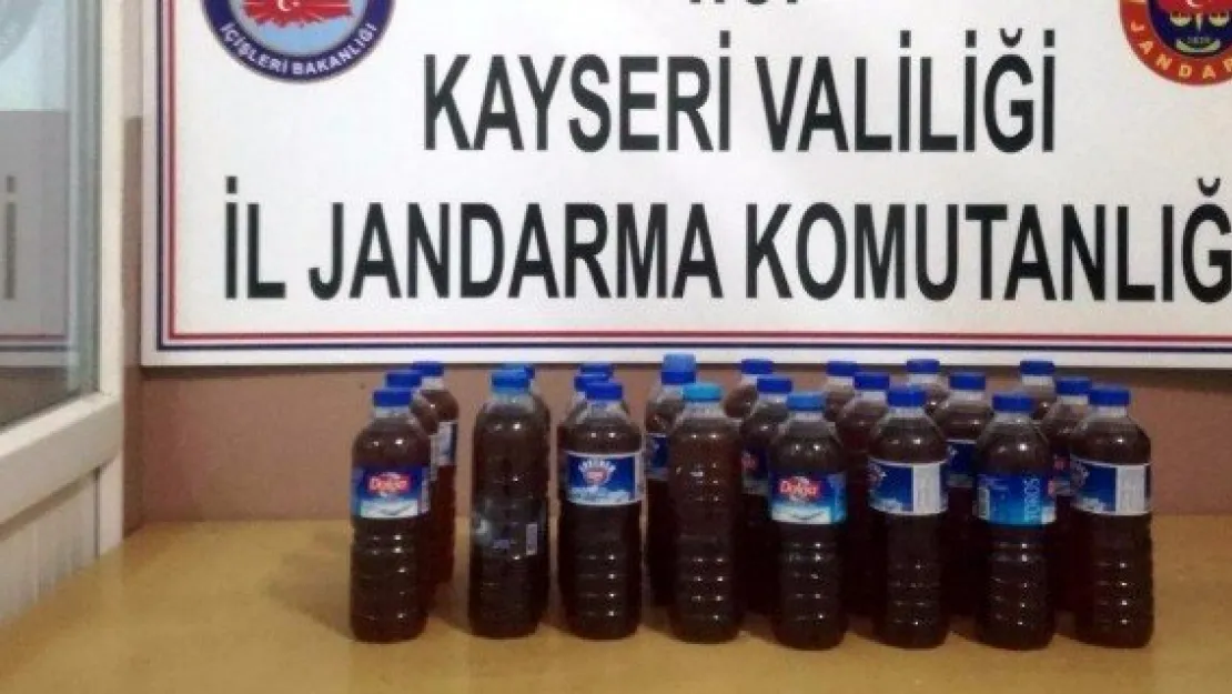 12 litre sahte boğma rakı ele geçirildi