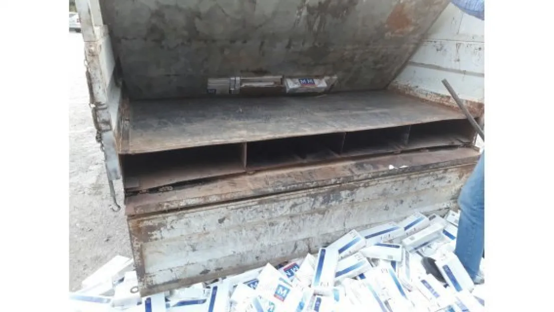 15 bin paket gümrük kaçağı sigara ele geçirildi