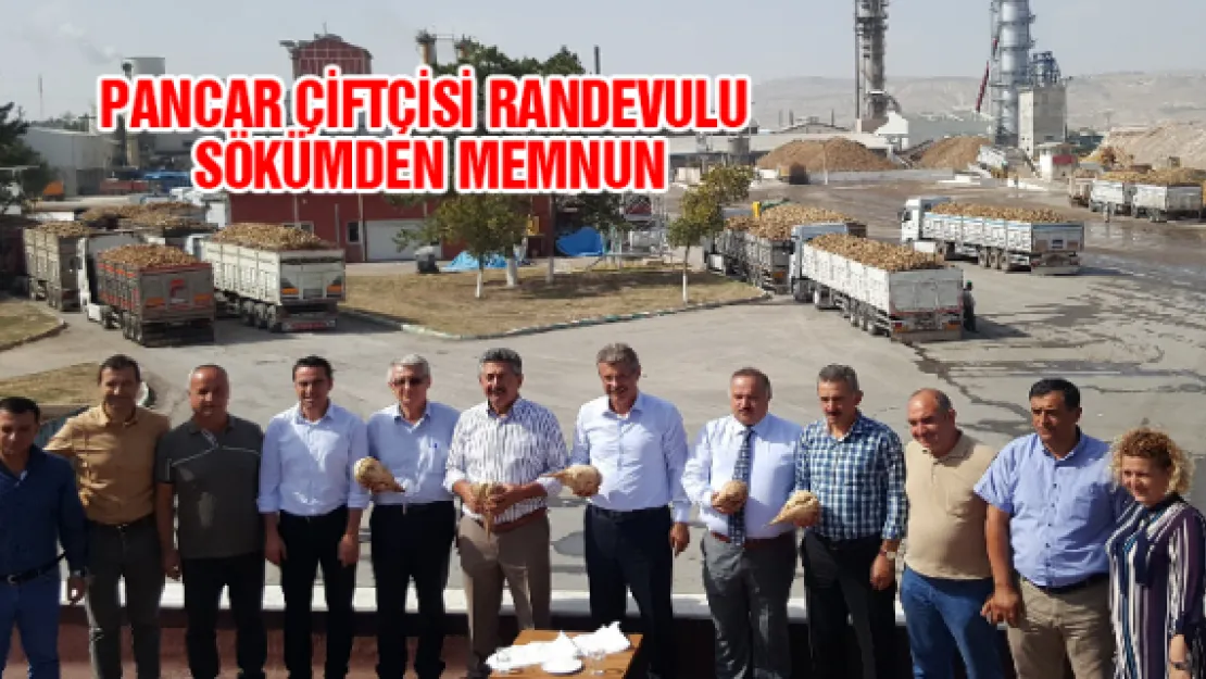 Pancar çiftçisi randevulu sökümden memnun