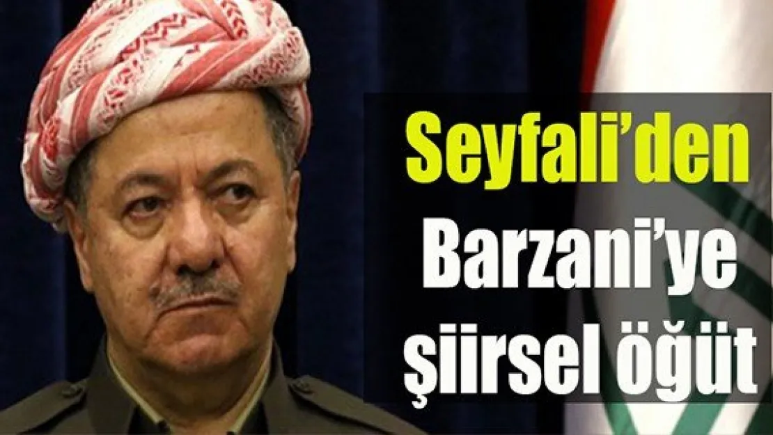 Seyfali'den Barzani'ye şiirsel öğüt