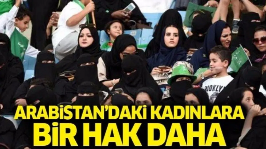 Suudi Arabistan'da kadınlara stadyuma girme hakkı