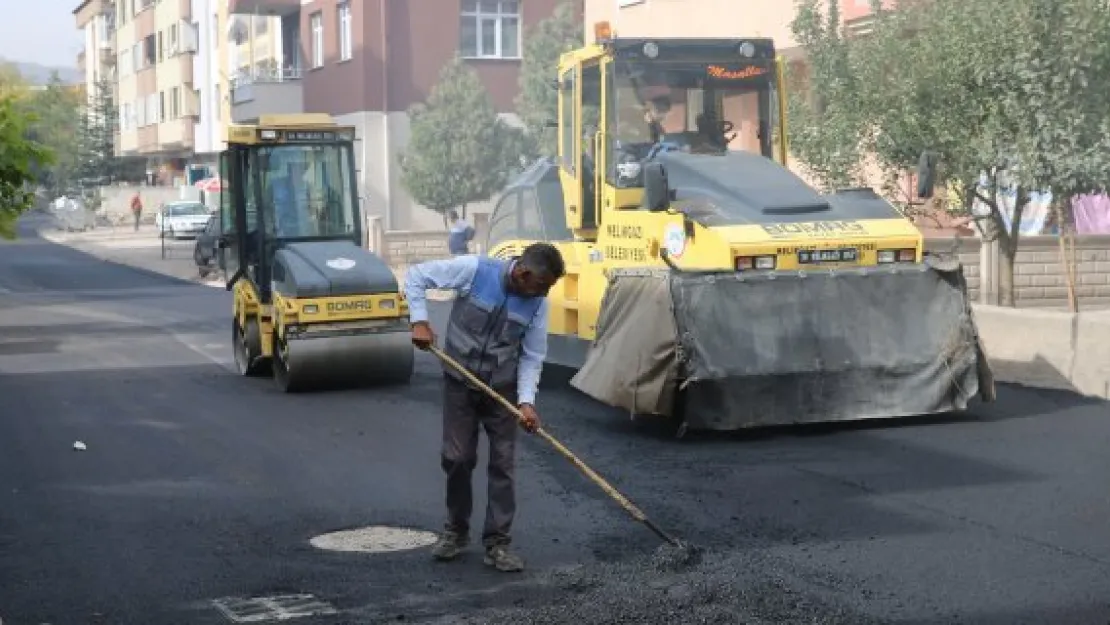 Tacettin Veli'de 2 bin 200 ton asfalt kullanıldı