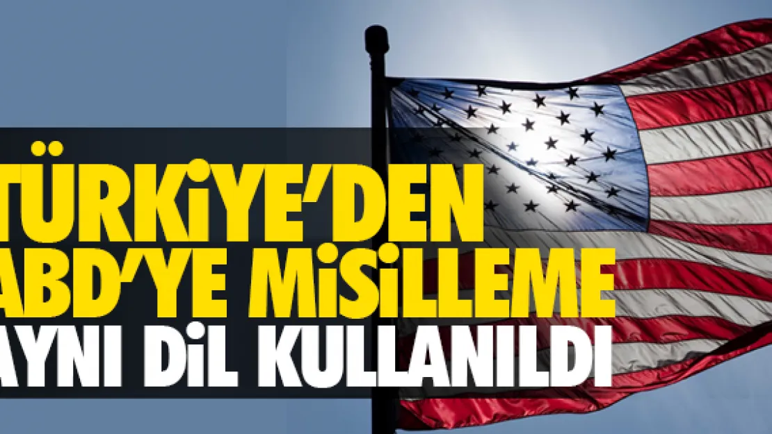 TÜRKiYE'DEN ABD'YE MiSiLLEME