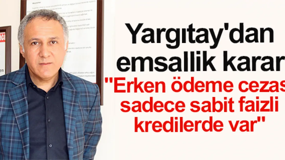 Yargıtay'dan emsallik karar