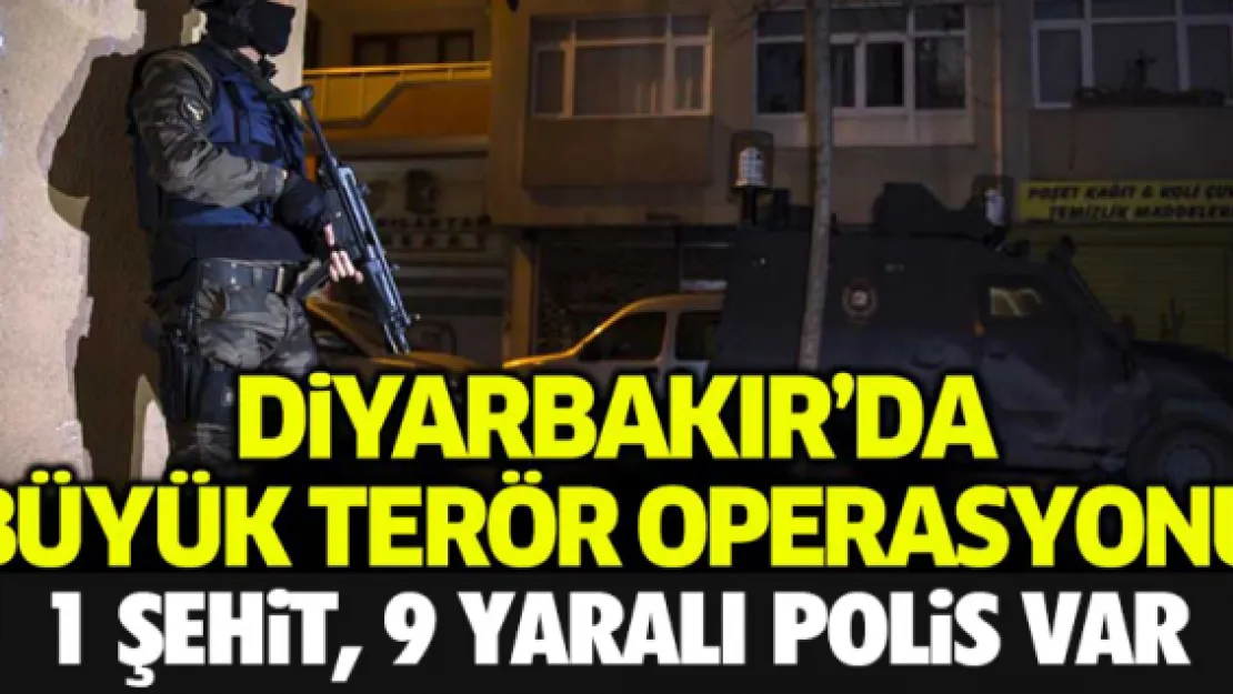 Diyarbakır'da büyük terör operasyonu