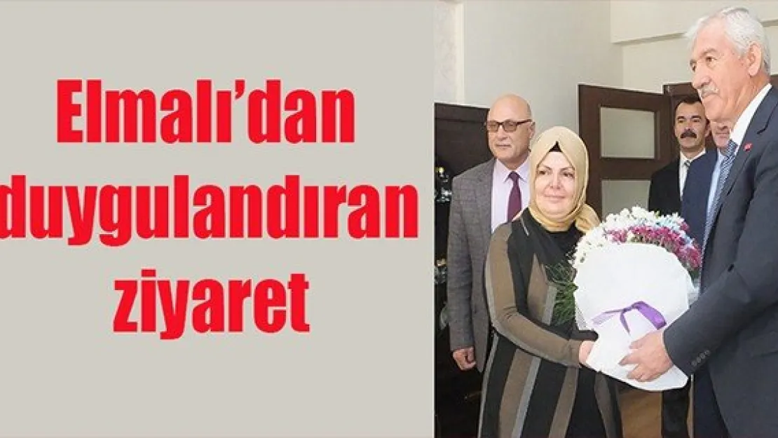 Elmalı'dan duygulandıran ziyaret