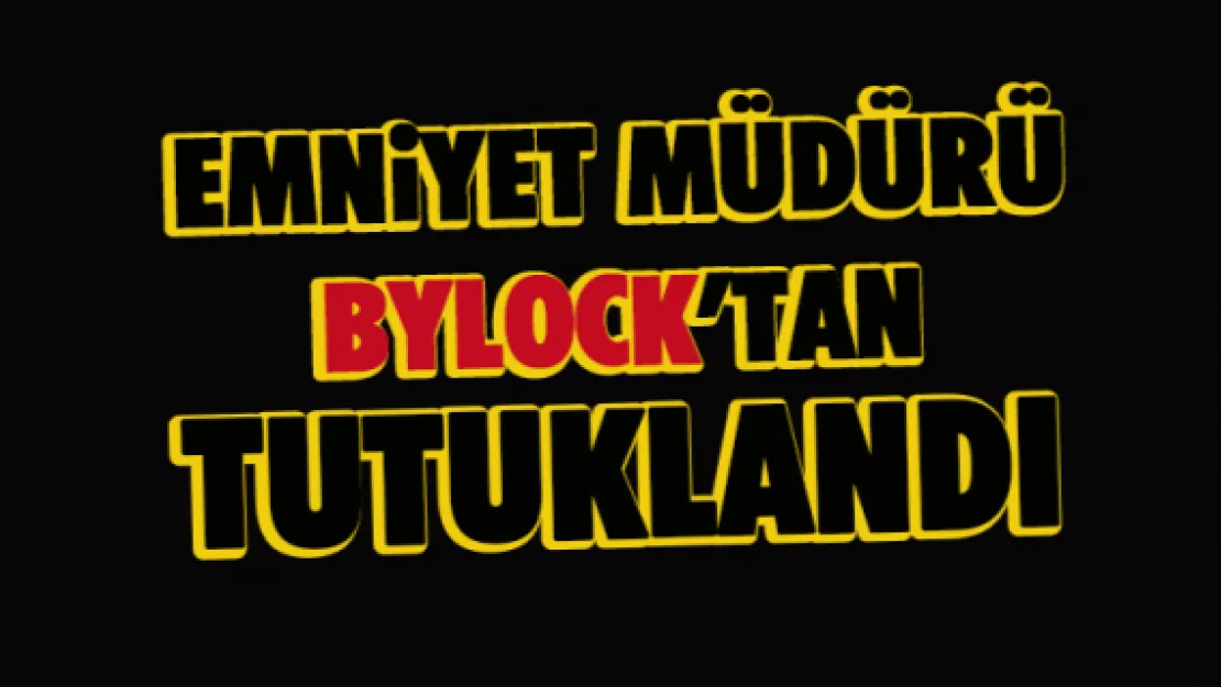 Emniyet müdürü ByLock'tan tutuklandı 