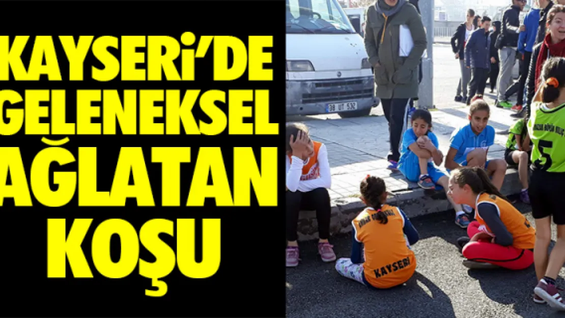 Kayseri'de geleneksel ağlatan koşu