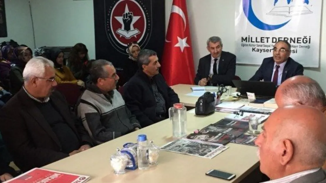 Millet Derneği'nden birlik mesajı