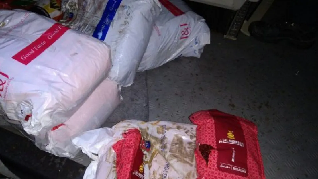 650 kilo kaçak tütün ele geçirildi