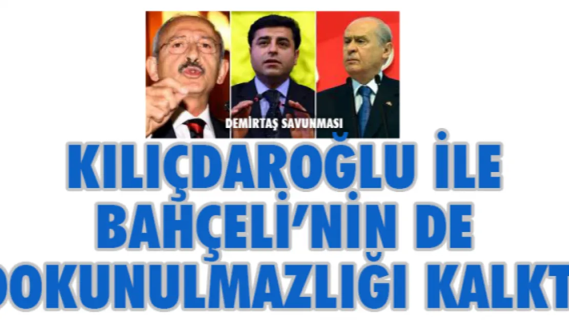 Demirtaş için AİHM'e Kılıçdaroğlu ve Bahçeli savunması...