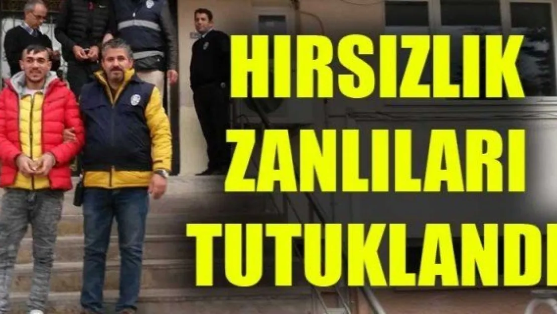 HIRSIZLIK ZANLILARI TUTUKLANDI