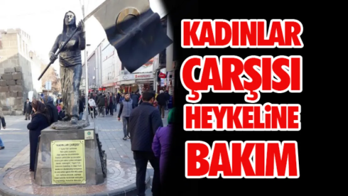 Kadınlar Çarşısı heykeline bakım