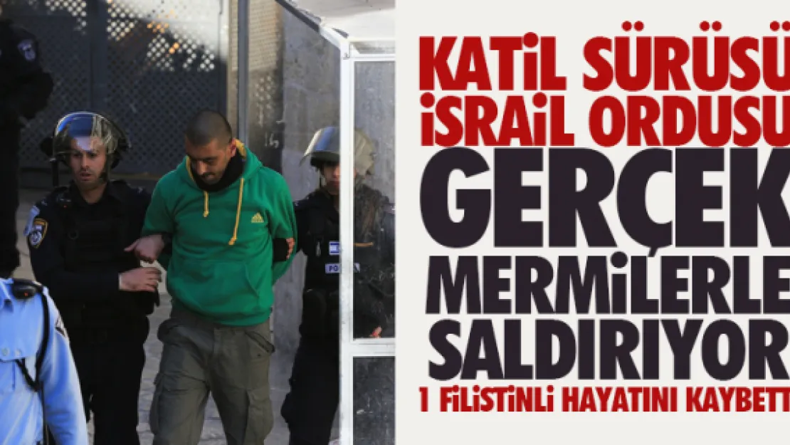 Katil İsrail askerleri müdahaleye başladı!