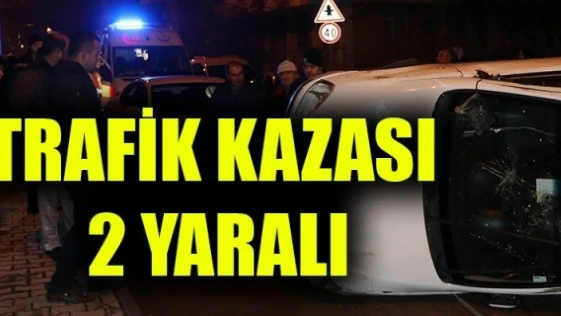 Kayseri'de trafik kazası: 2 yaralı