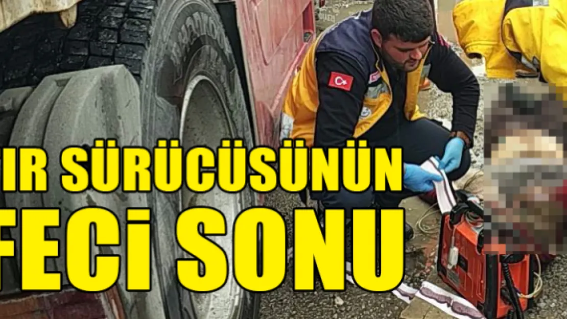 Kayserili TIR sürücüsünün feci sonu