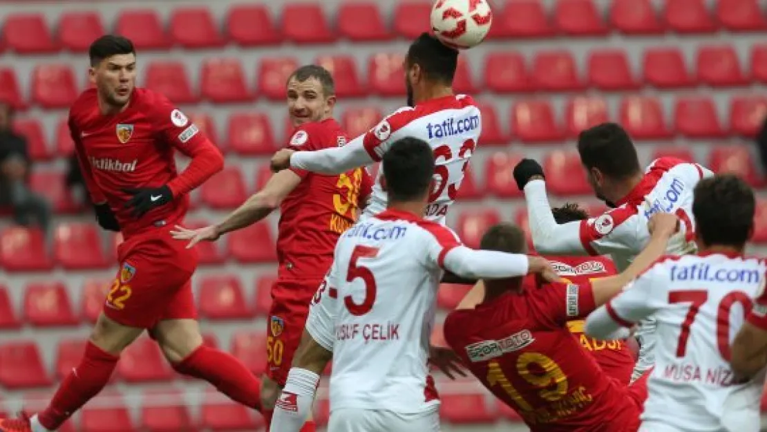 KAYSERİSPOR'A KUPA MORALİ