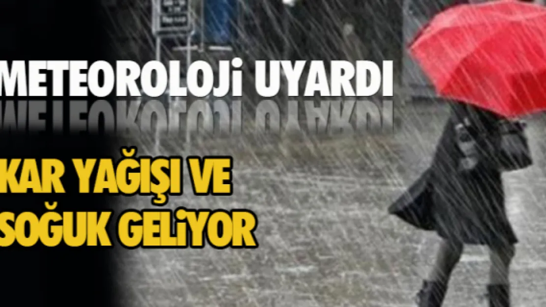 Meteoroloji'den 4 il için kar yağışı, fırtına ve soğuk hava uyarısı!