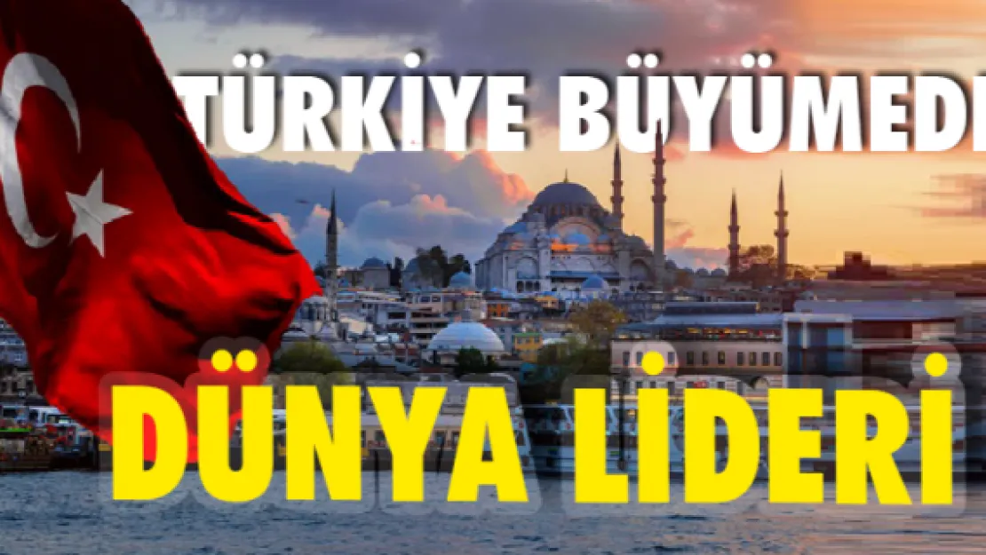 Türkiye büyümede dünya lideri