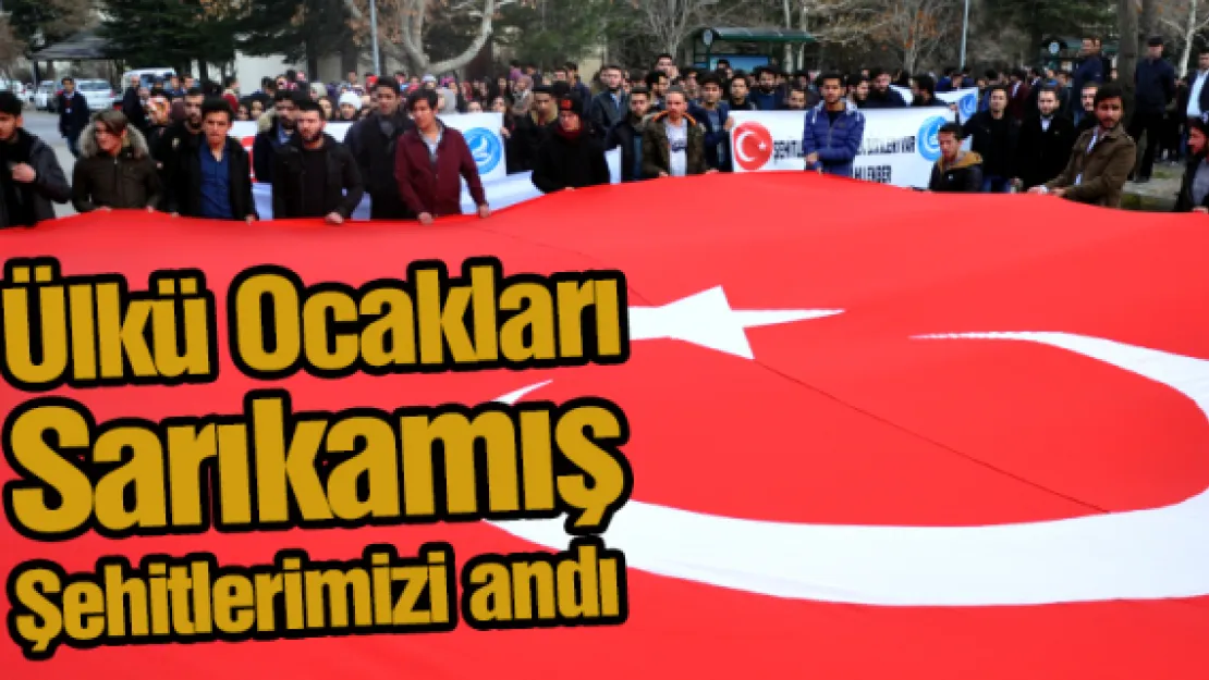 Ülkü Ocakları Sarıkamış Şehitlerimizi andı