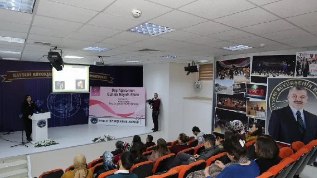 Büyükşehir sağlık seminerleri sürüyor