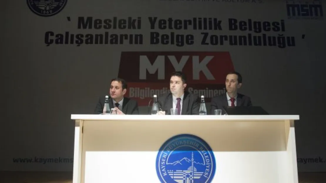 Büyükşehir'den mesleki yeterlilik semineri