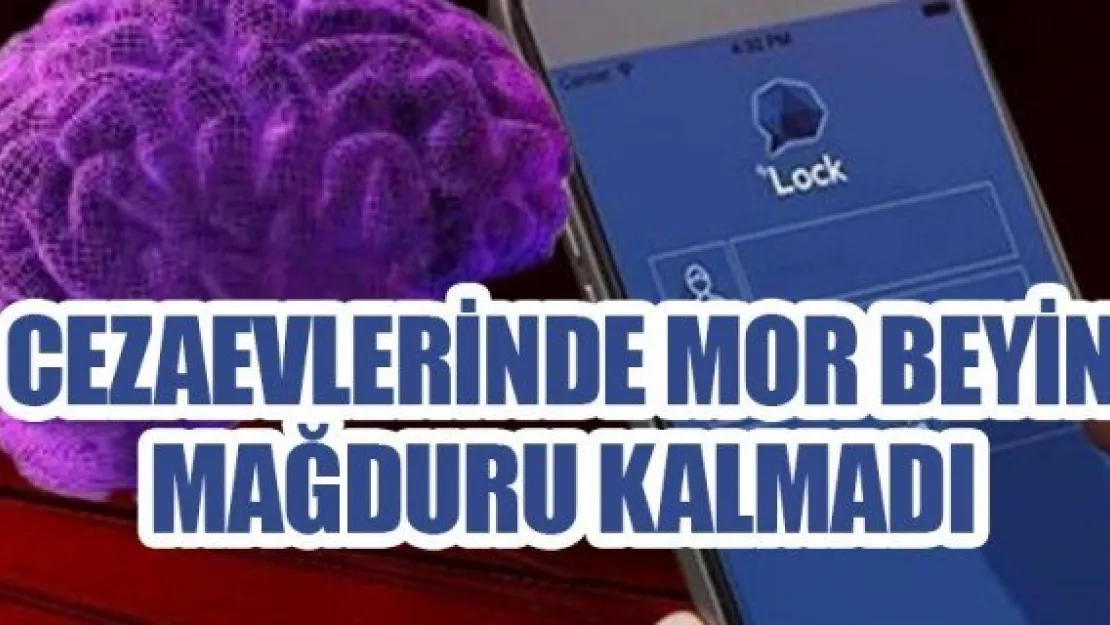 CEZAEVLERİNDE MOR BEYİN MAĞDURU KALMADI