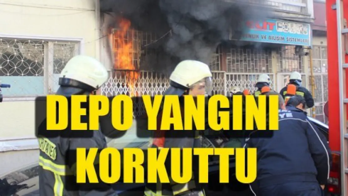 DEPO YANGINI KORKUTTU