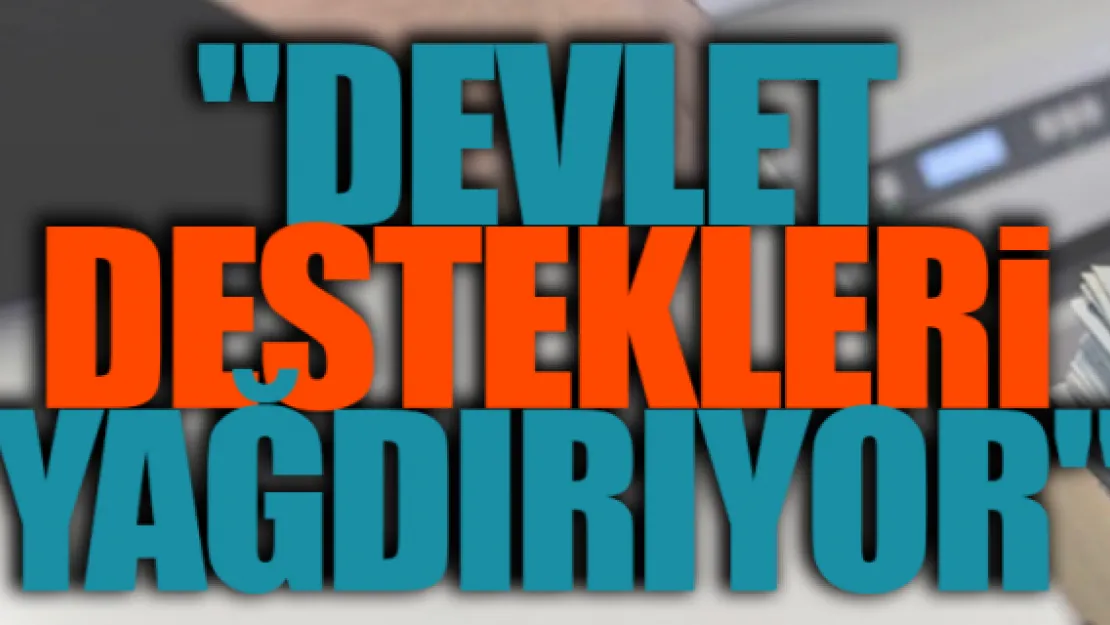 Devlet &quotdestek" yağdırıyor