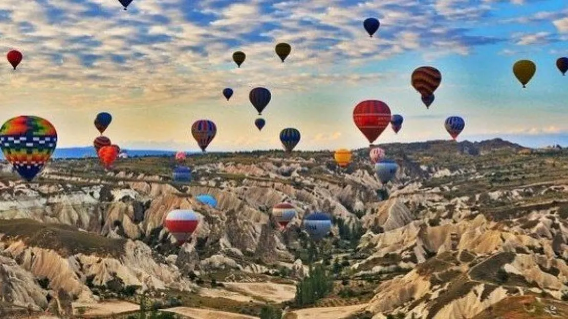 Kapadokya'da turist sayısı arttı