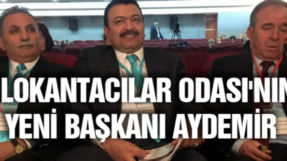 Lokantacılar Odası'nın yeni başkanı Aydemir  